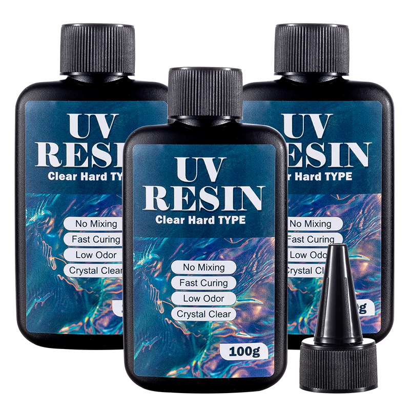 Jewelry Making Uv Resin Kit - راتنج UV صلب شفاف للغاية 100/200/300