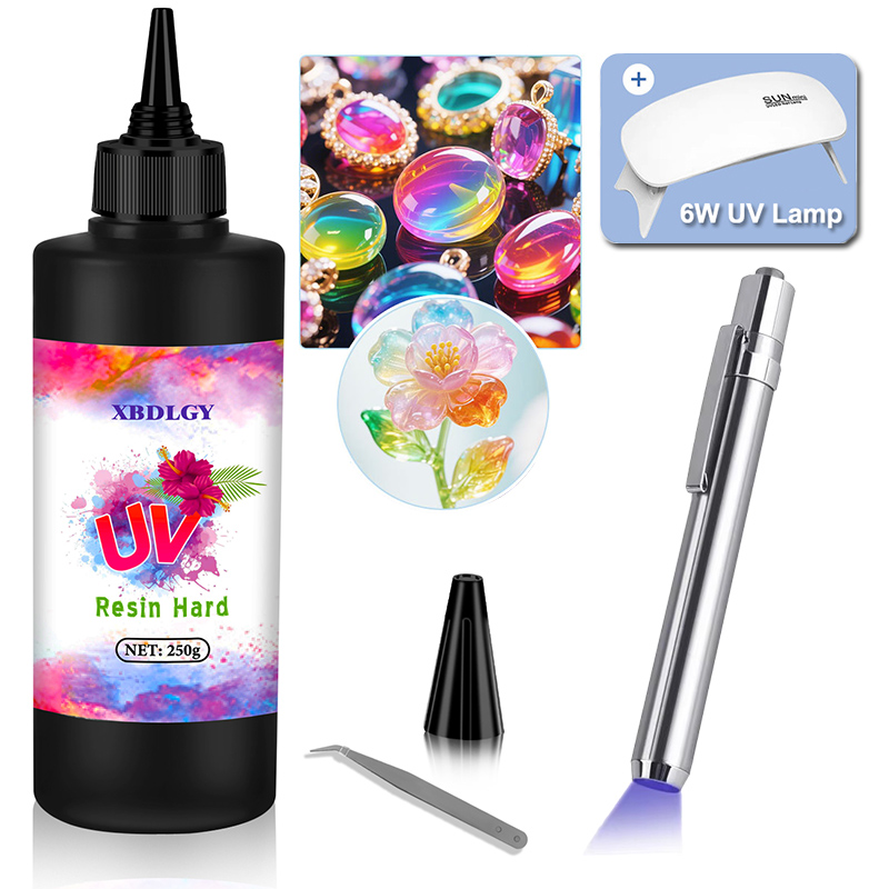 Jewelry Making Glue - 200 جرام/250 جرام/500 جرام UV الراتنج