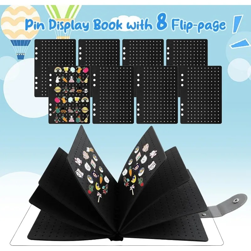 Jewelry Making Journal - كتاب تنظيم وعرض دبابيس وشارات الملابس