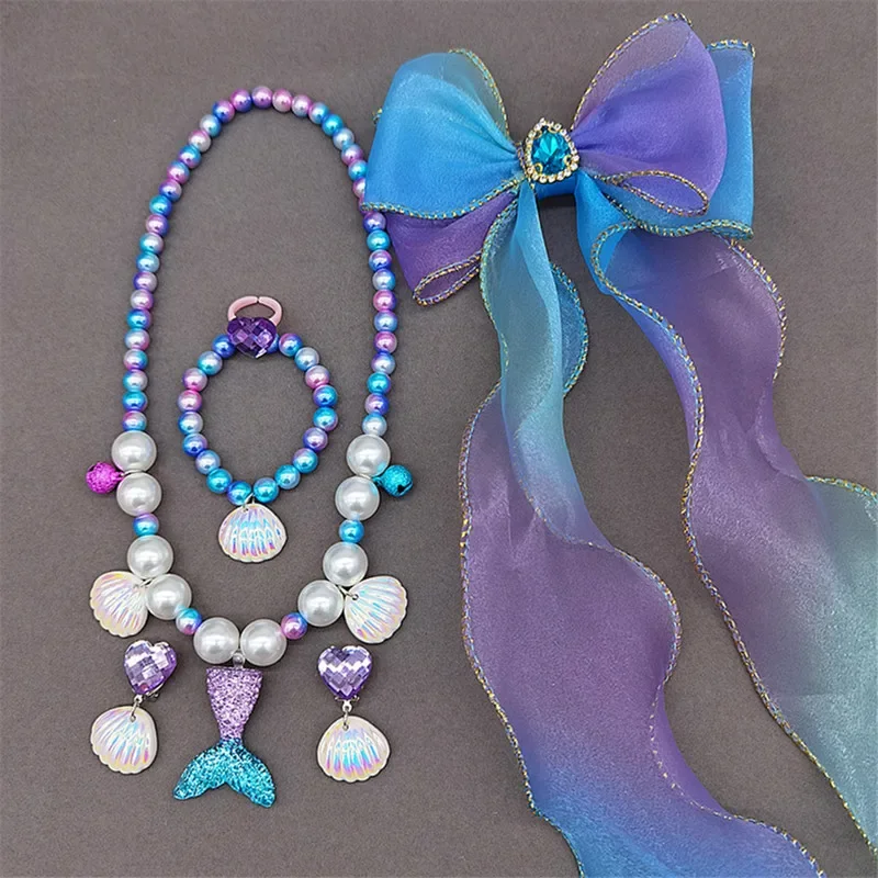 Jewelry Making For Kids - الفتاة حورية البحر موضوع الترتر إكسسوارات