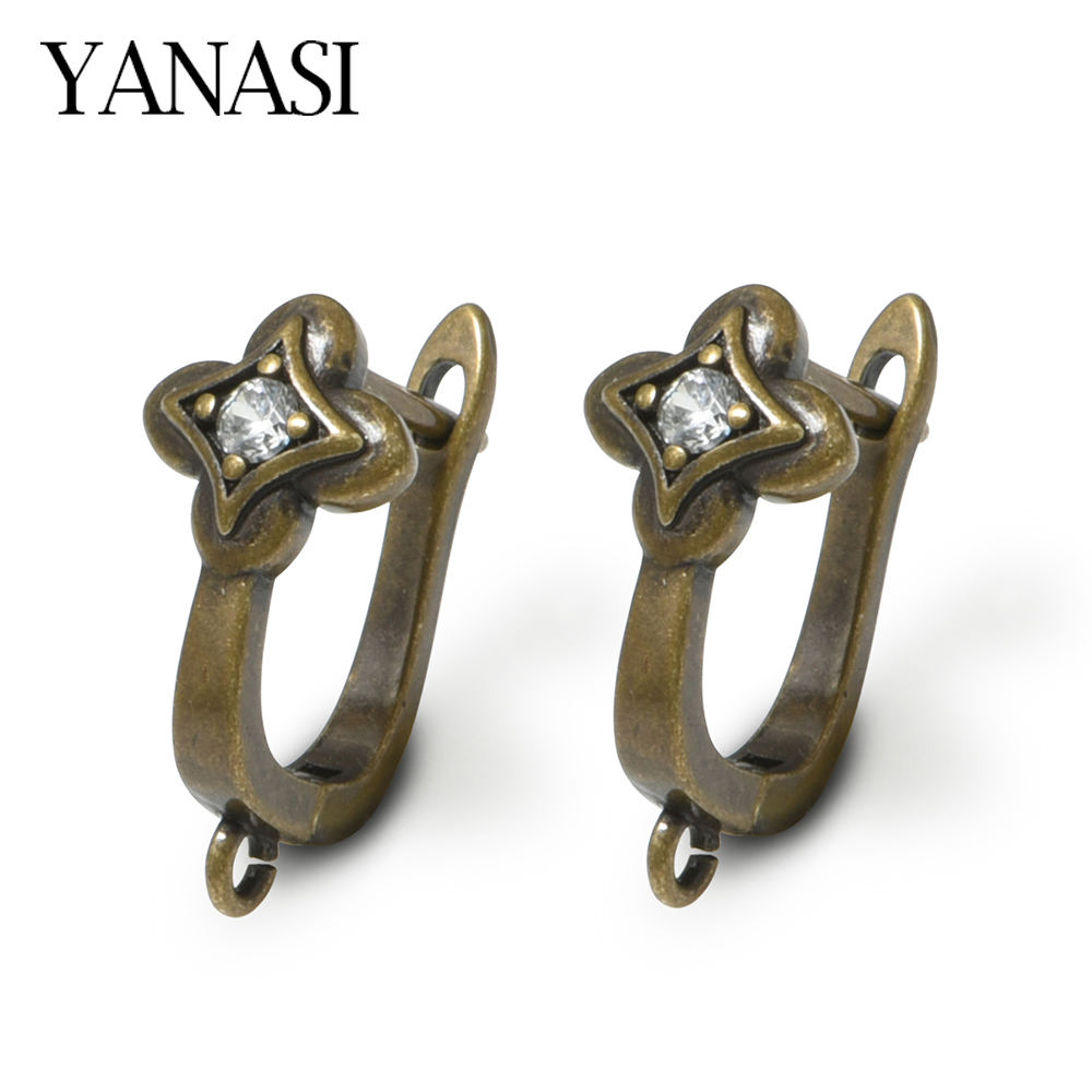 Jewelry Making Articles - جديد: زوج واحد من خطافات الأقراط