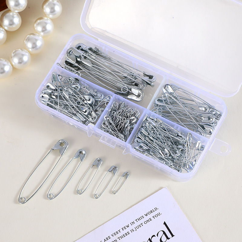 مجموعة دبابيس أمان فضية مع صند - مراجعة Jewelry Making Education وسعره