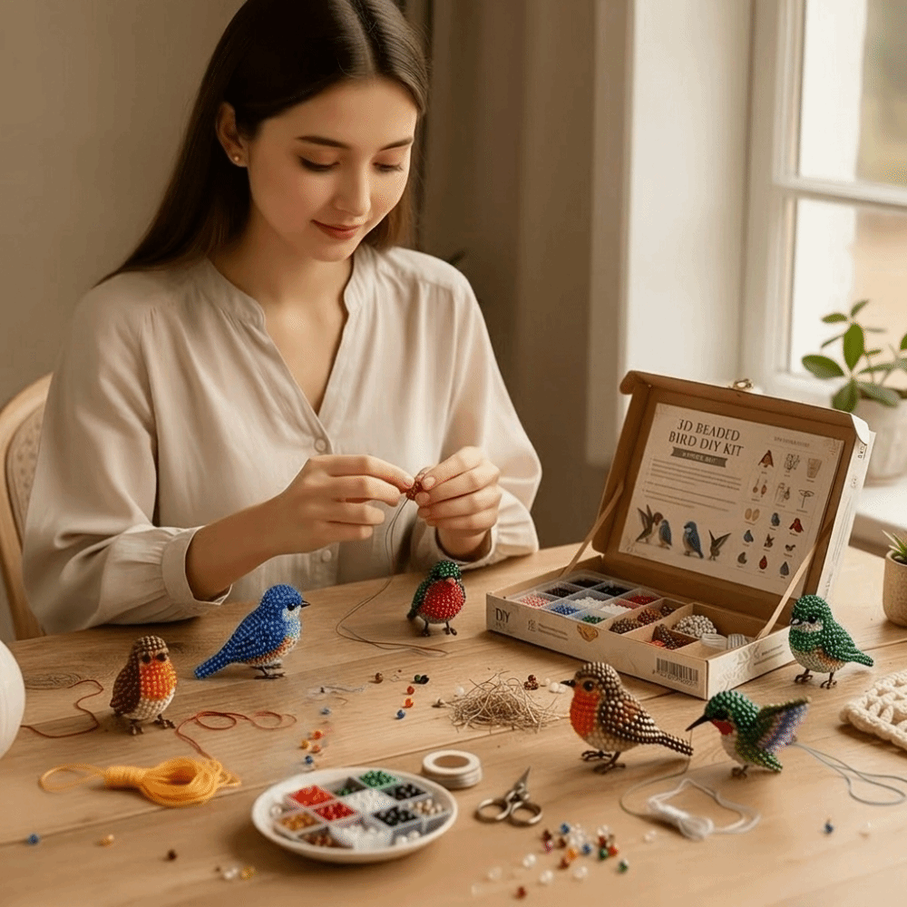 طقم تطريز الخرز اليدوي للحيوان - مراجعة Jewelry Making Education وسعره