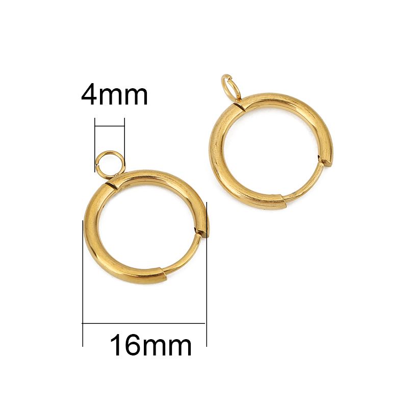 10 قطعة PVD أبدا تتلاشى أقراط  - مراجعة Jewelry Making Articles وسعره