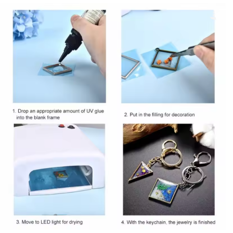 راتنج UV شفاف 100 جرام، صلب، ر - مراجعة Jewelry Making Glue وسعره