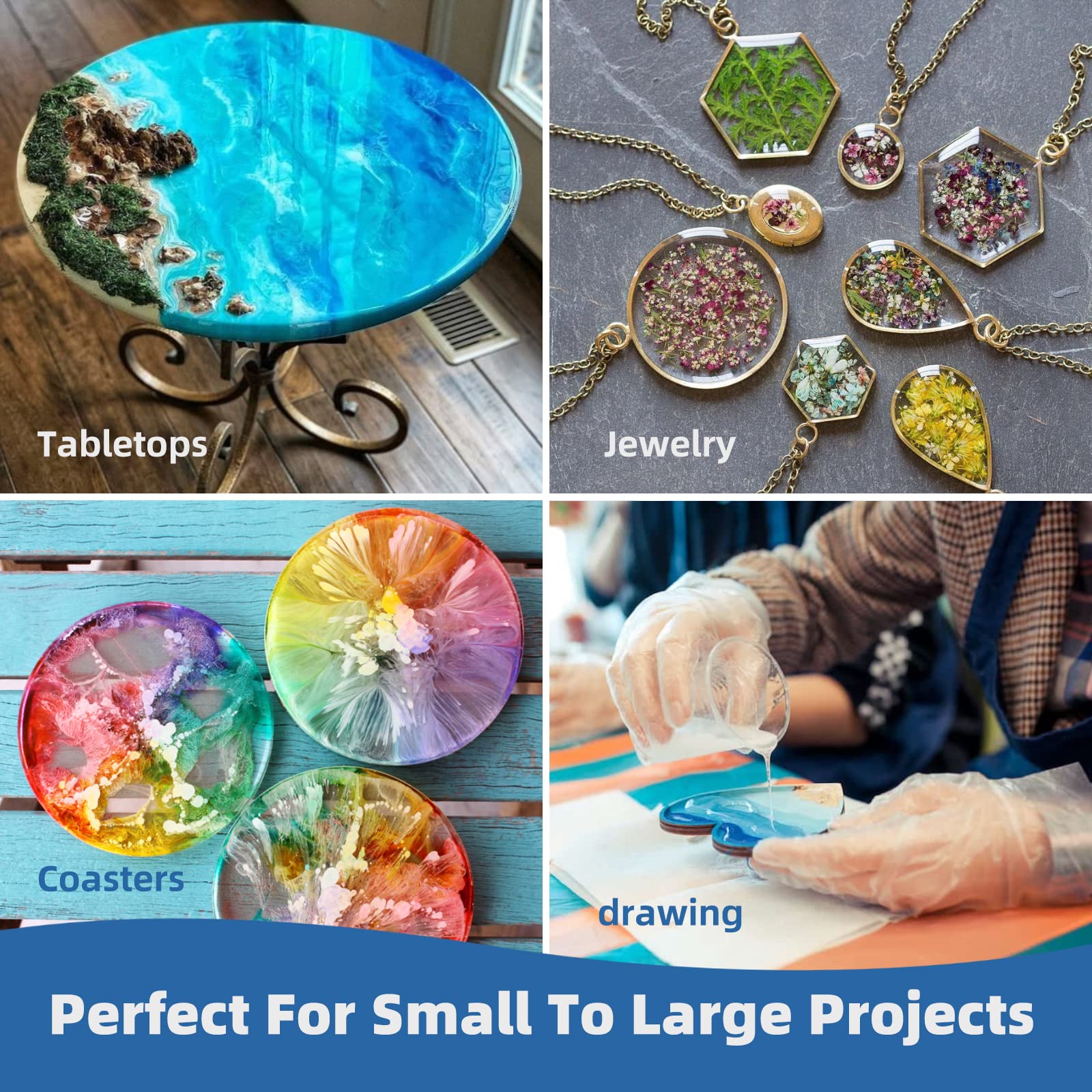 طقم صب الراتنج الإيبوكسي 250 م - مراجعة Jewelry Making Uv Resin Kit وسعره
