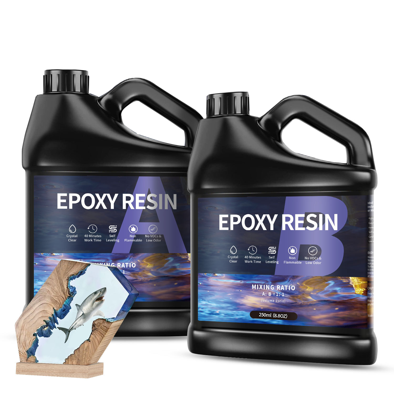 500 جرام/1000 جرام AB غراء رات - مراجعة Jewelry Making Uv Resin Kit وسعره