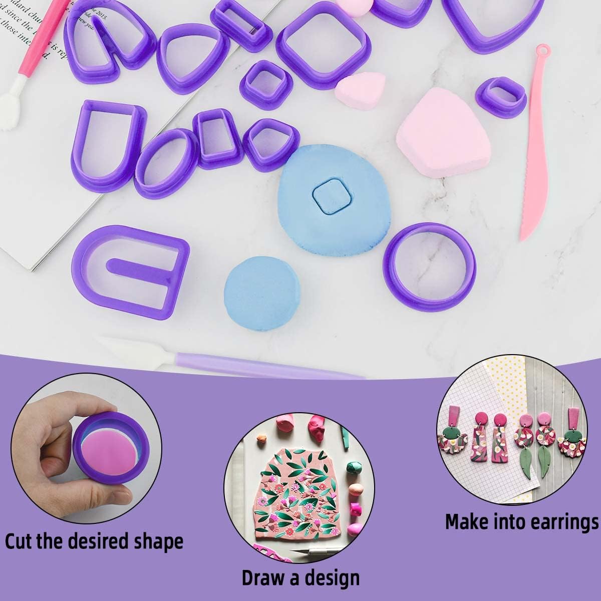 مجموعة صنع القرط من طين البولي - مراجعة Jewelry Making Tools وسعره