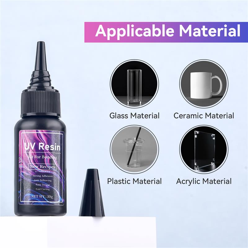 20/30/50 جرام UV الراتنج الغرا - مراجعة Jewelry Making Glue وسعره