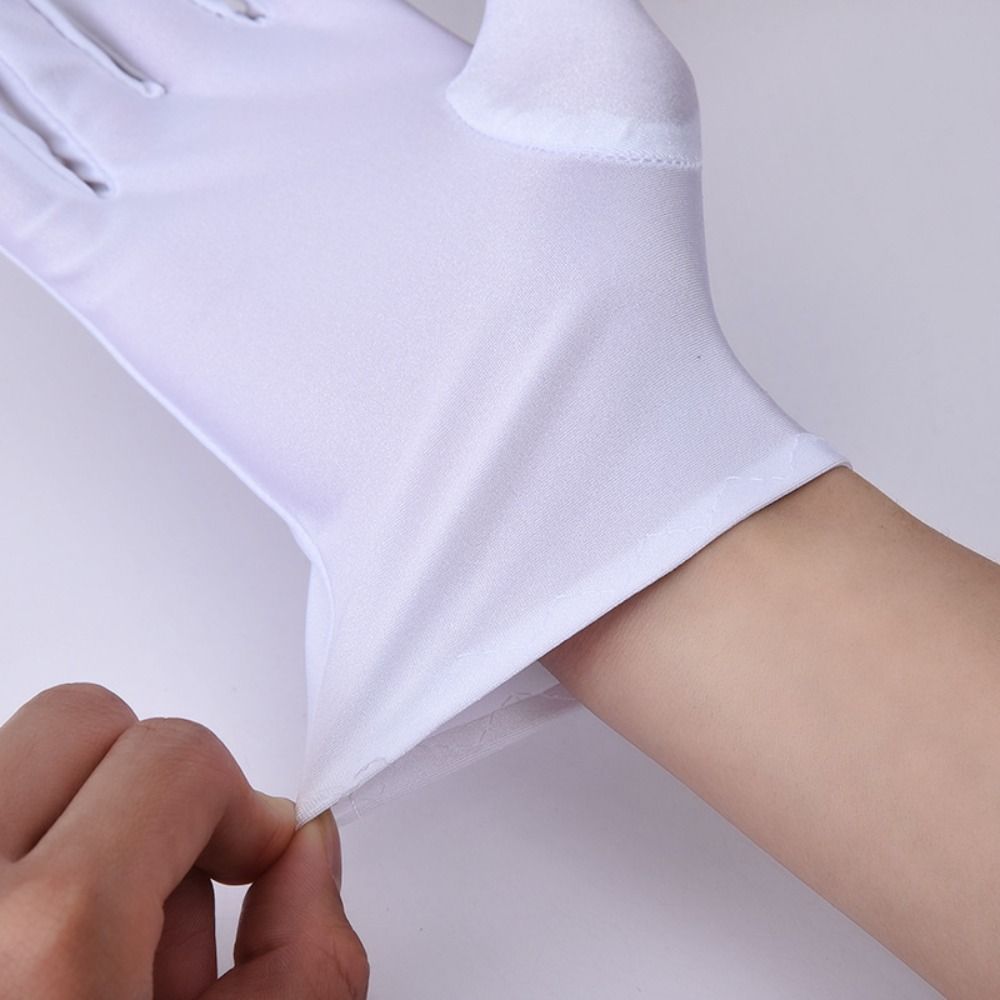 قفازات قطنية بيضاء ناعمة رقيقة - مراجعة Jewelry Making Gloves وسعره