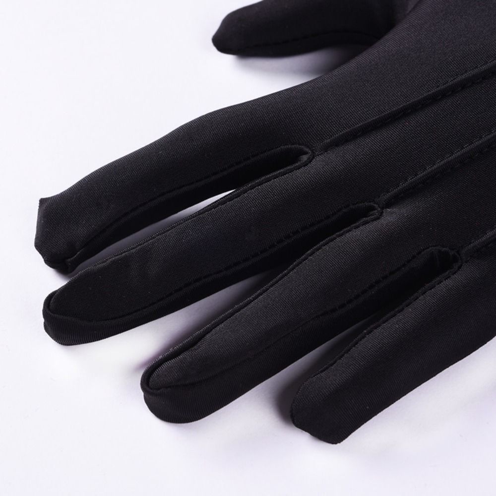 قفازات قطنية بيضاء ناعمة رقيقة - مراجعة Jewelry Making Gloves وسعره
