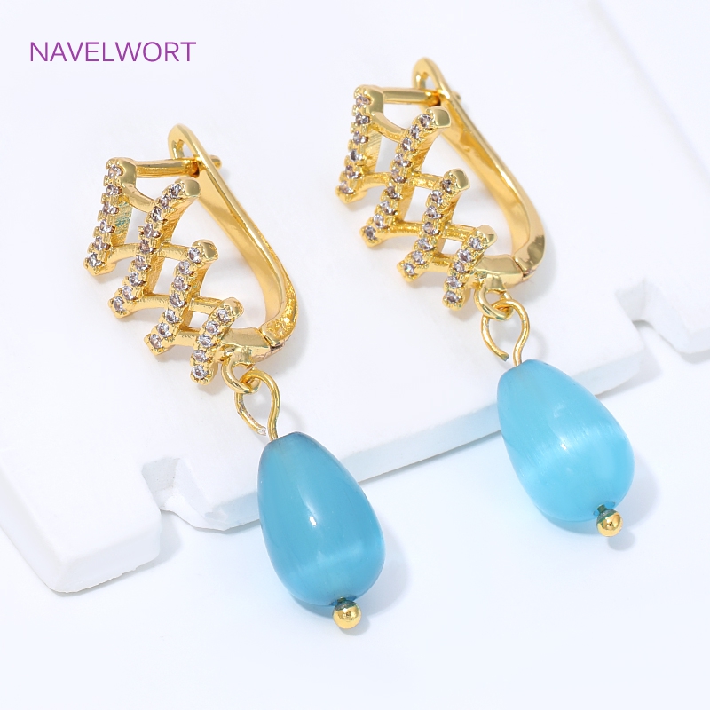 خطافات أقراط على شكل مروحة مطل - مراجعة Jewelry Making Articles وسعره