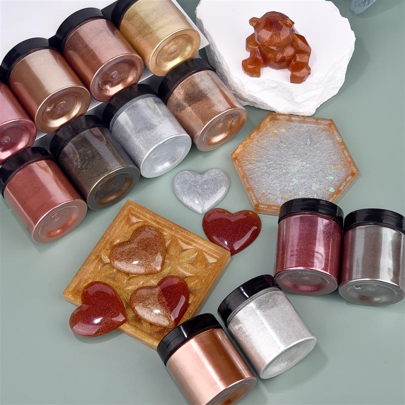 صبغة صبغة معدنية لصنع المجوهرا - مراجعة Jewelry Making Uv Resin Kit وسعره