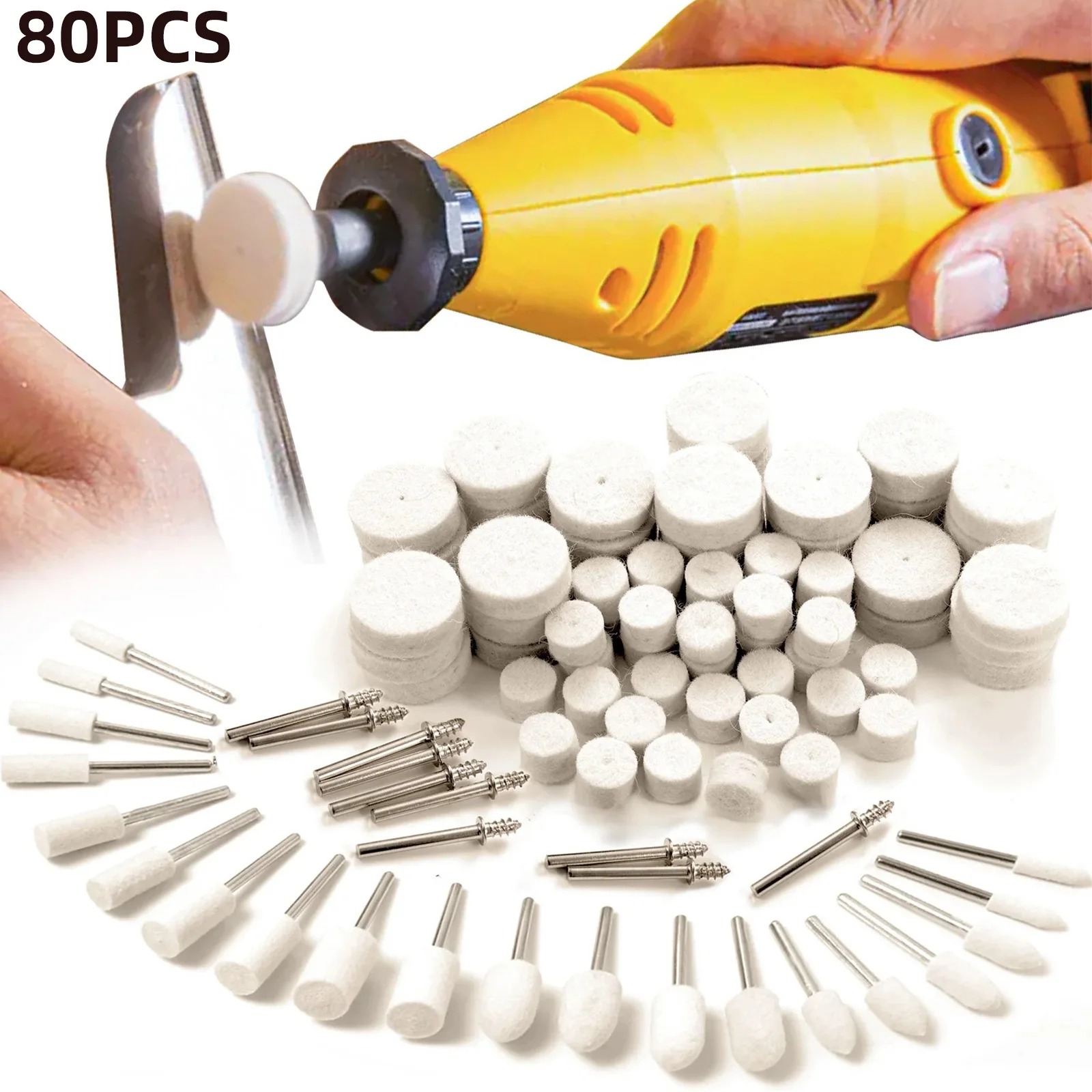 طقم عجلات تلميع من الصوف اللبا - مراجعة Jewelry Making Tools وسعره