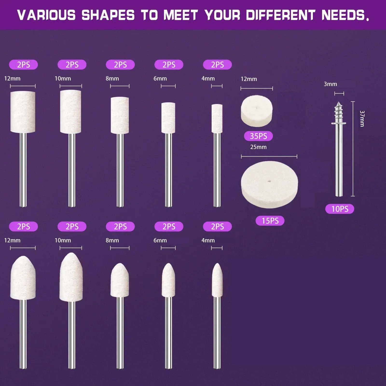 طقم عجلات تلميع من الصوف اللبا - مراجعة Jewelry Making Tools وسعره