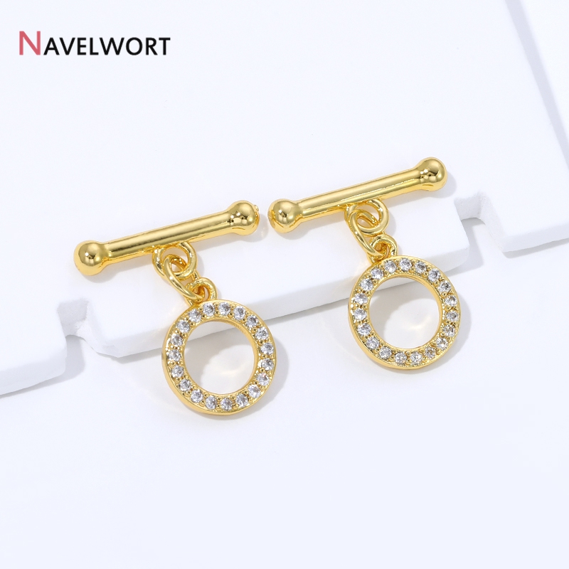 مشابك OT مطلية بالذهب عيار 18  - مراجعة Jewelry Making Articles وسعره