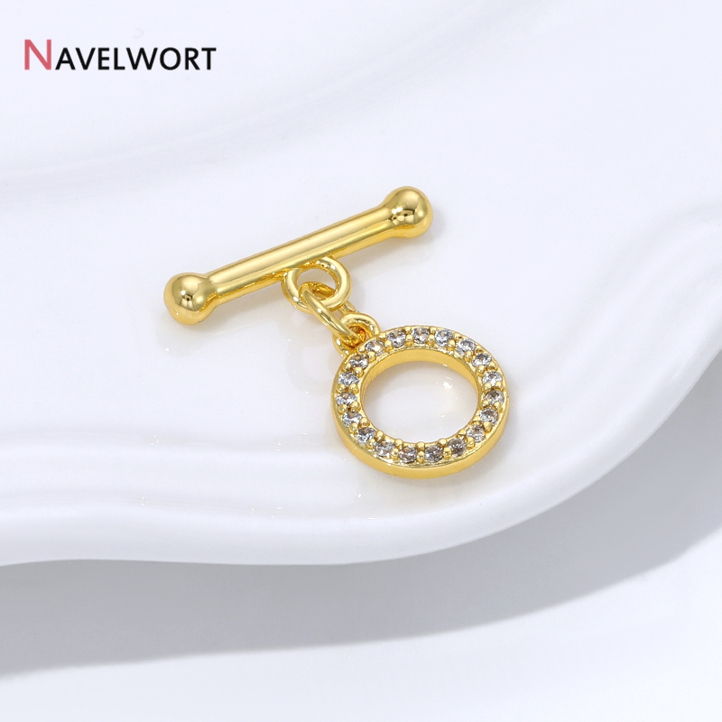 مشابك OT مطلية بالذهب عيار 18  - مراجعة Jewelry Making Articles وسعره